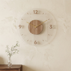 Elias Wooden Wall Clock