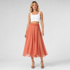 Elodie High Waist Tulle Skirt