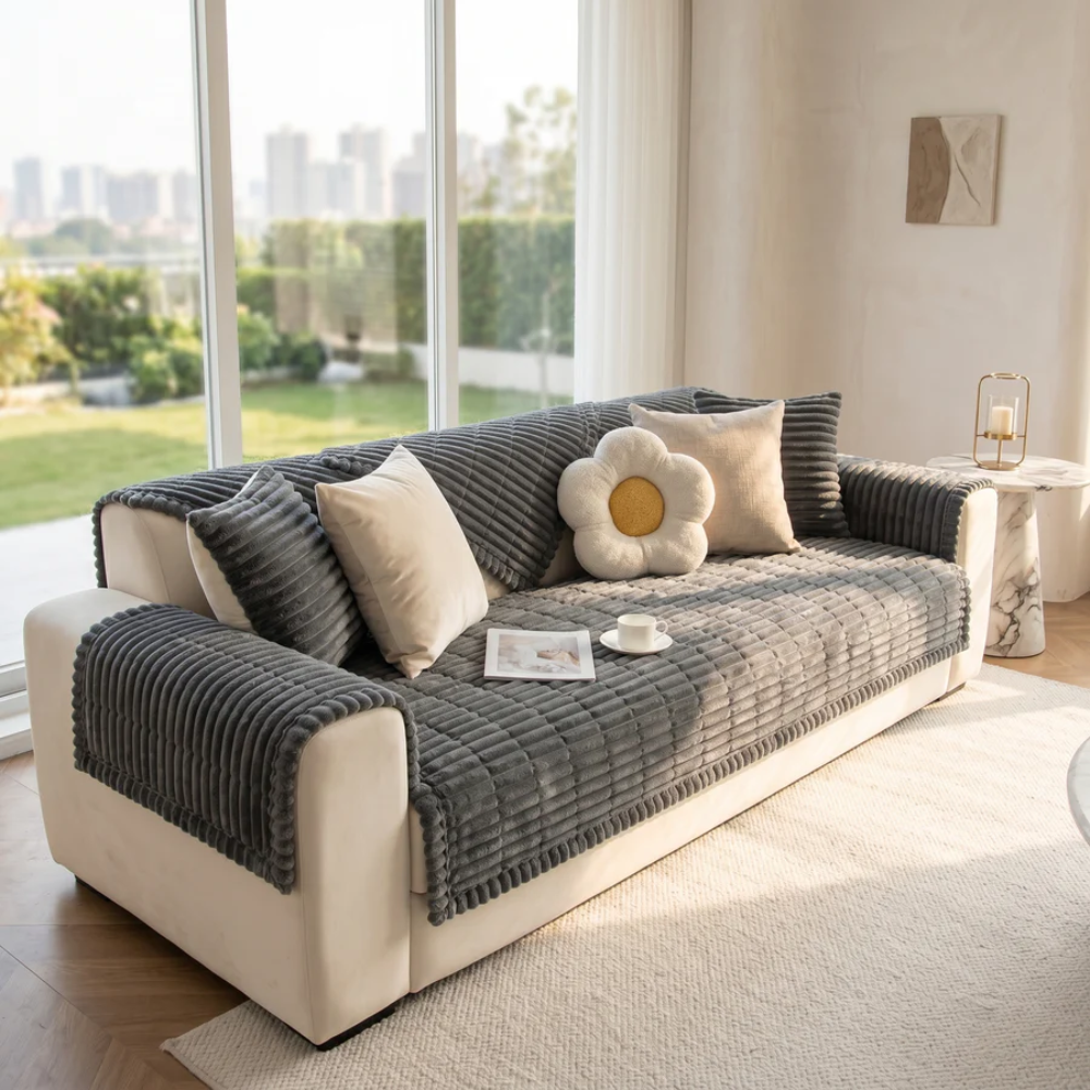 Elowen Pleated Sofa Cover