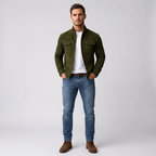 Henry | Italian Suede Stand-Collar Jacket