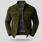 Henry | Italian Suede Stand-Collar Jacket