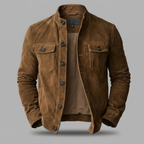 Henry | Italian Suede Stand-Collar Jacket