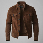 Henry | Italian Suede Stand-Collar Jacket