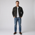 Henry | Italian Suede Stand-Collar Jacket