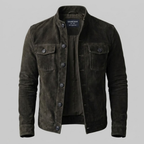 Henry | Italian Suede Stand-Collar Jacket