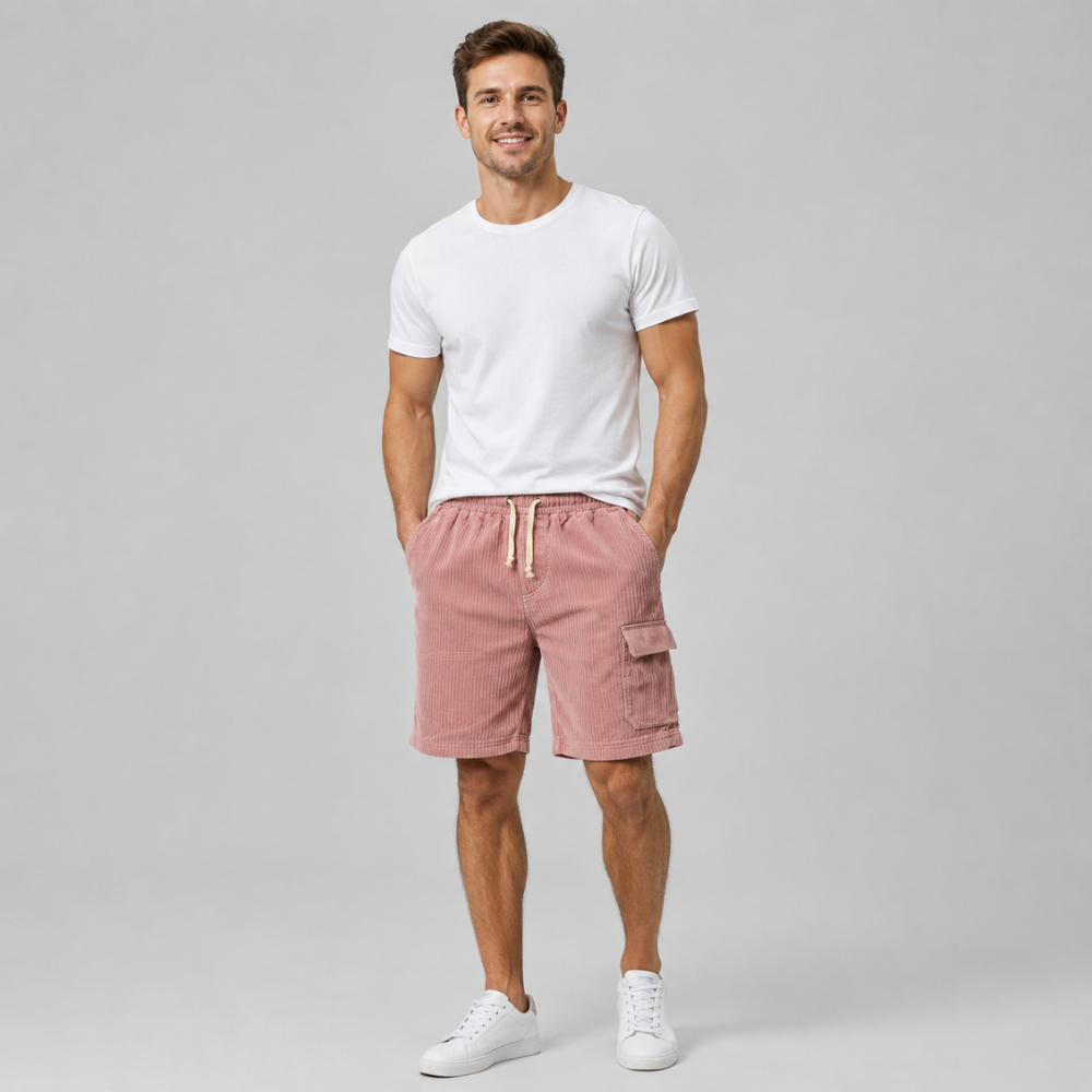 Hudson Corduroy Cargo Shorts
