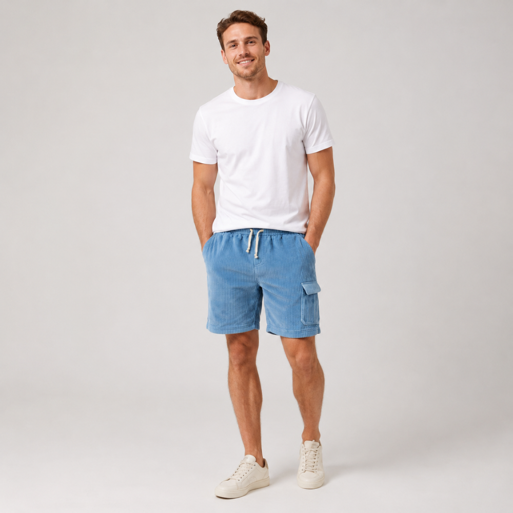 Hudson Corduroy Cargo Shorts