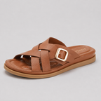Isabella Buckle Slide Sandals