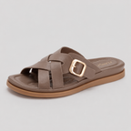 Isabella Buckle Slide Sandals