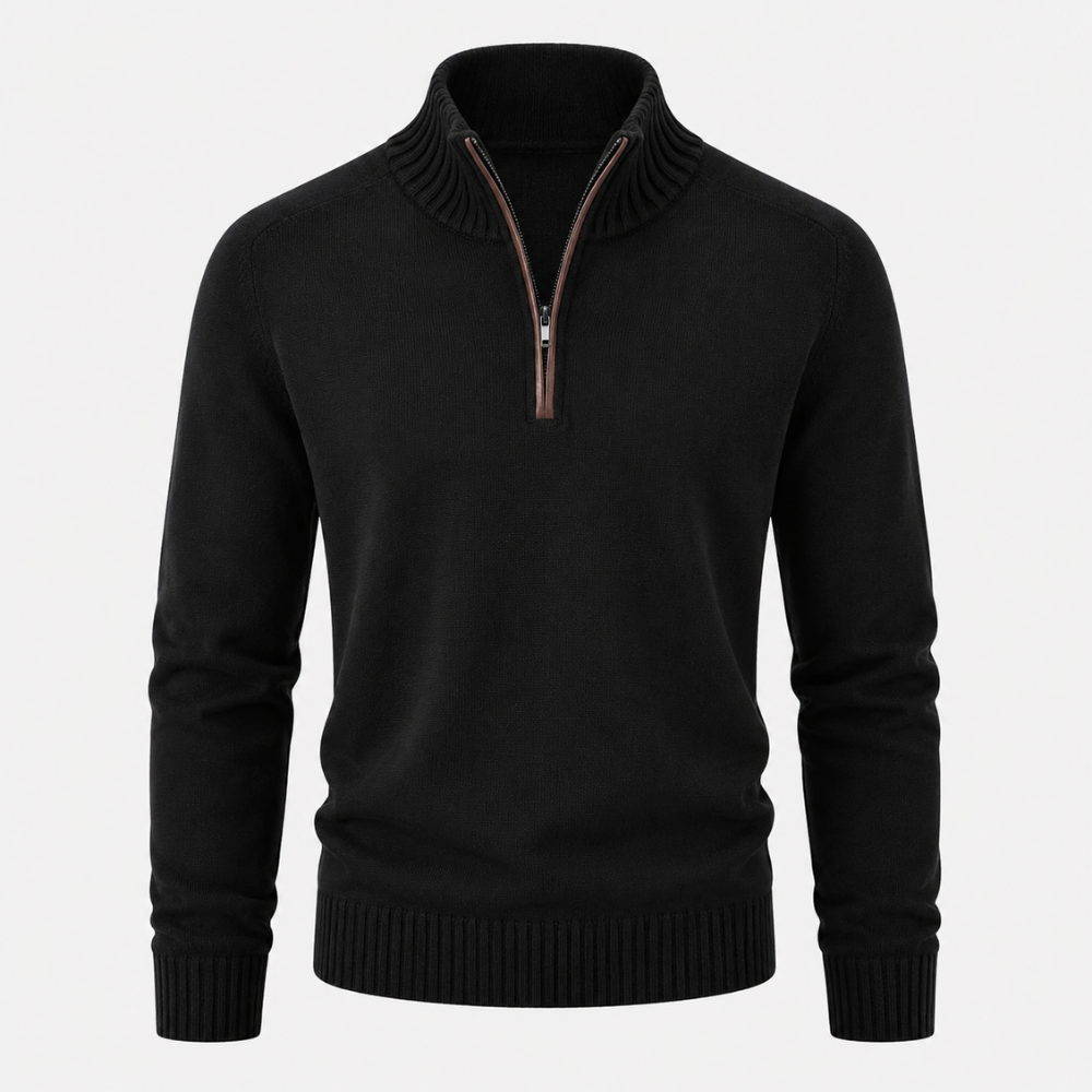 Jackson | Half-Zip Knit Pullover Sweater
