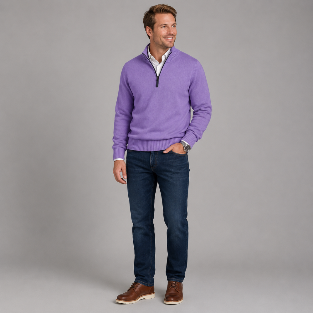Jackson | Half-Zip Knit Pullover Sweater