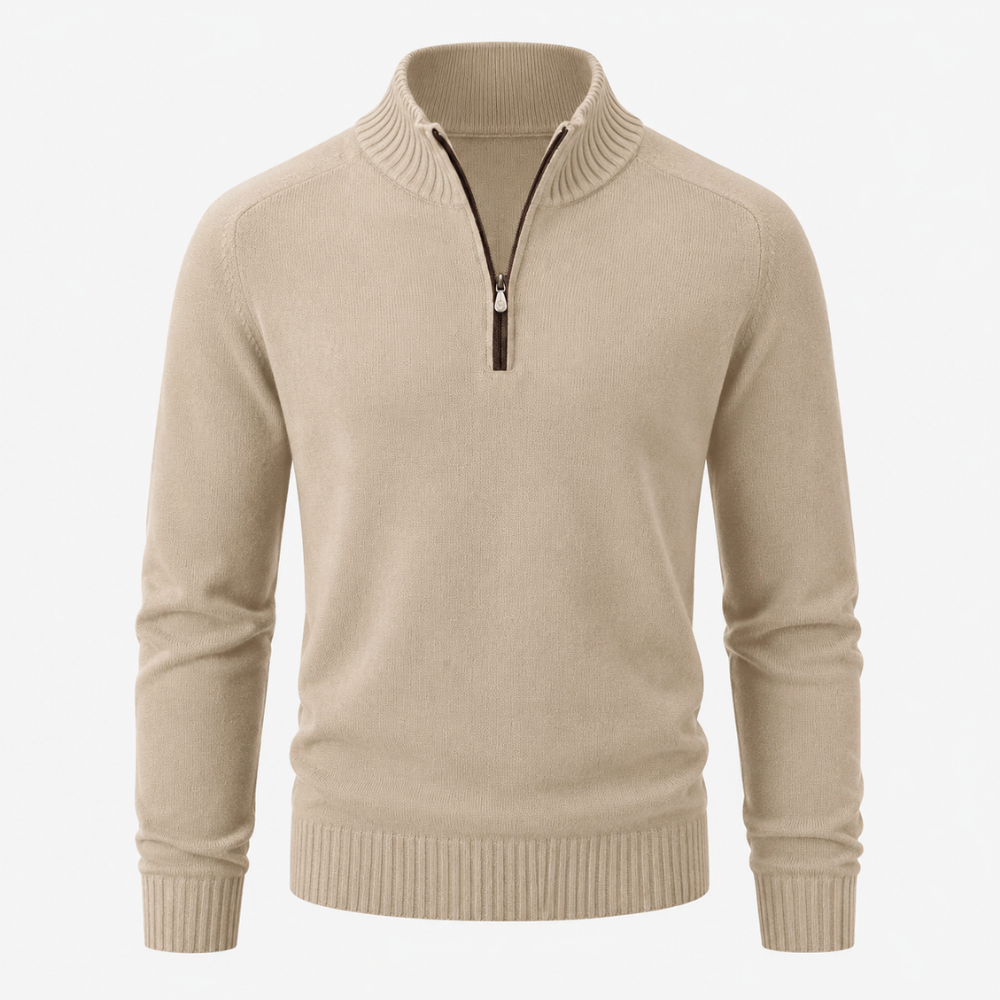 Jackson | Half-Zip Knit Pullover Sweater