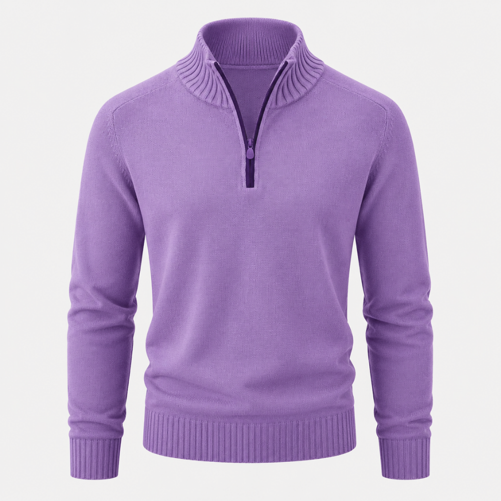 Jackson | Half-Zip Knit Pullover Sweater