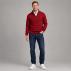 Jackson | Half-Zip Knit Pullover Sweater