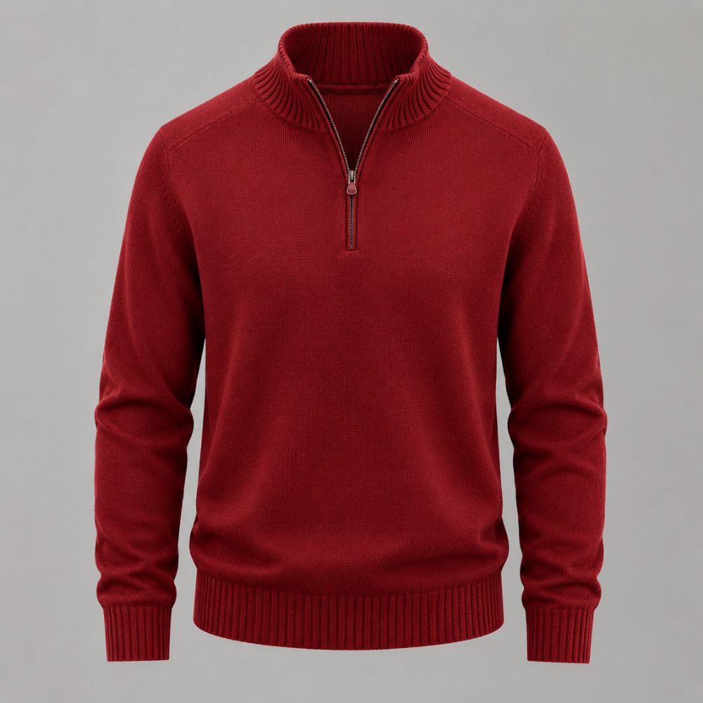 Jackson | Half-Zip Knit Pullover Sweater
