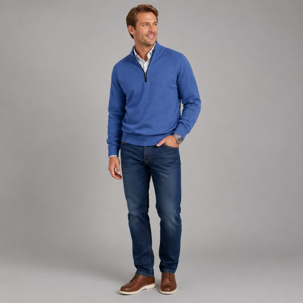 Jackson | Half-Zip Knit Pullover Sweater
