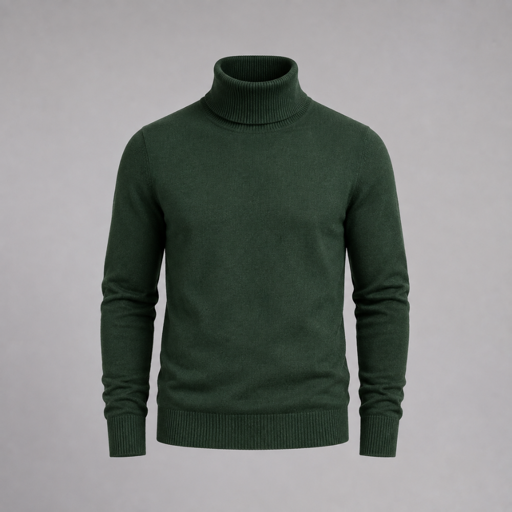 Lucas | Slim-Fit Turtleneck Knit Sweater
