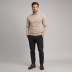 Lucas | Slim-Fit Turtleneck Knit Sweater