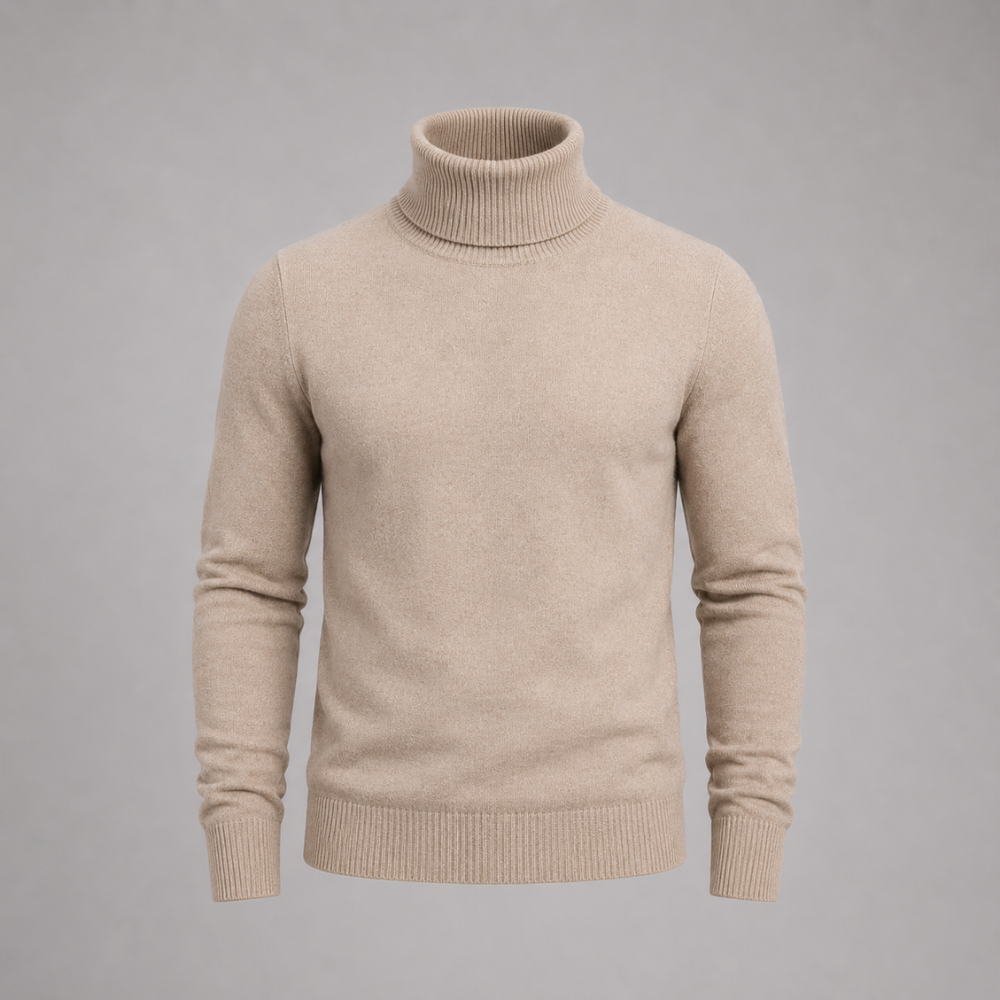 Lucas | Slim-Fit Turtleneck Knit Sweater