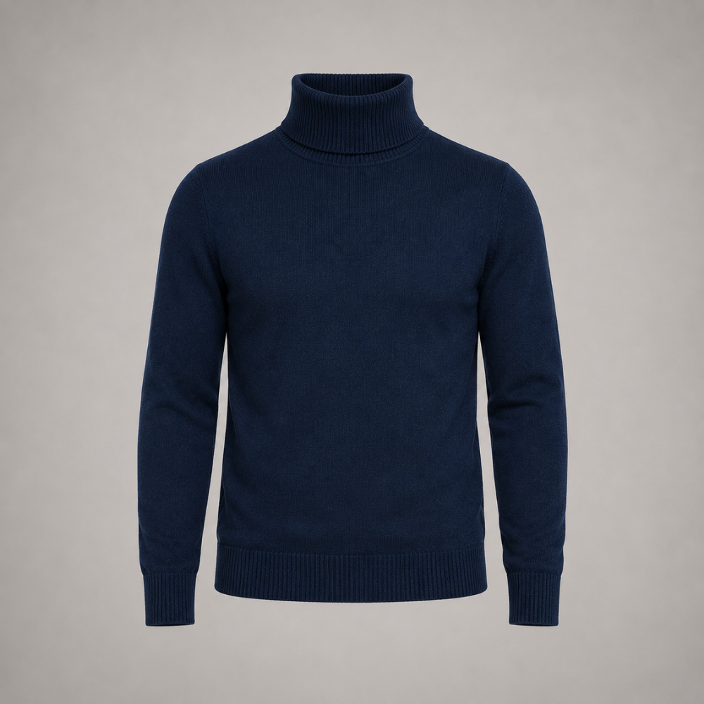 Lucas | Slim-Fit Turtleneck Knit Sweater