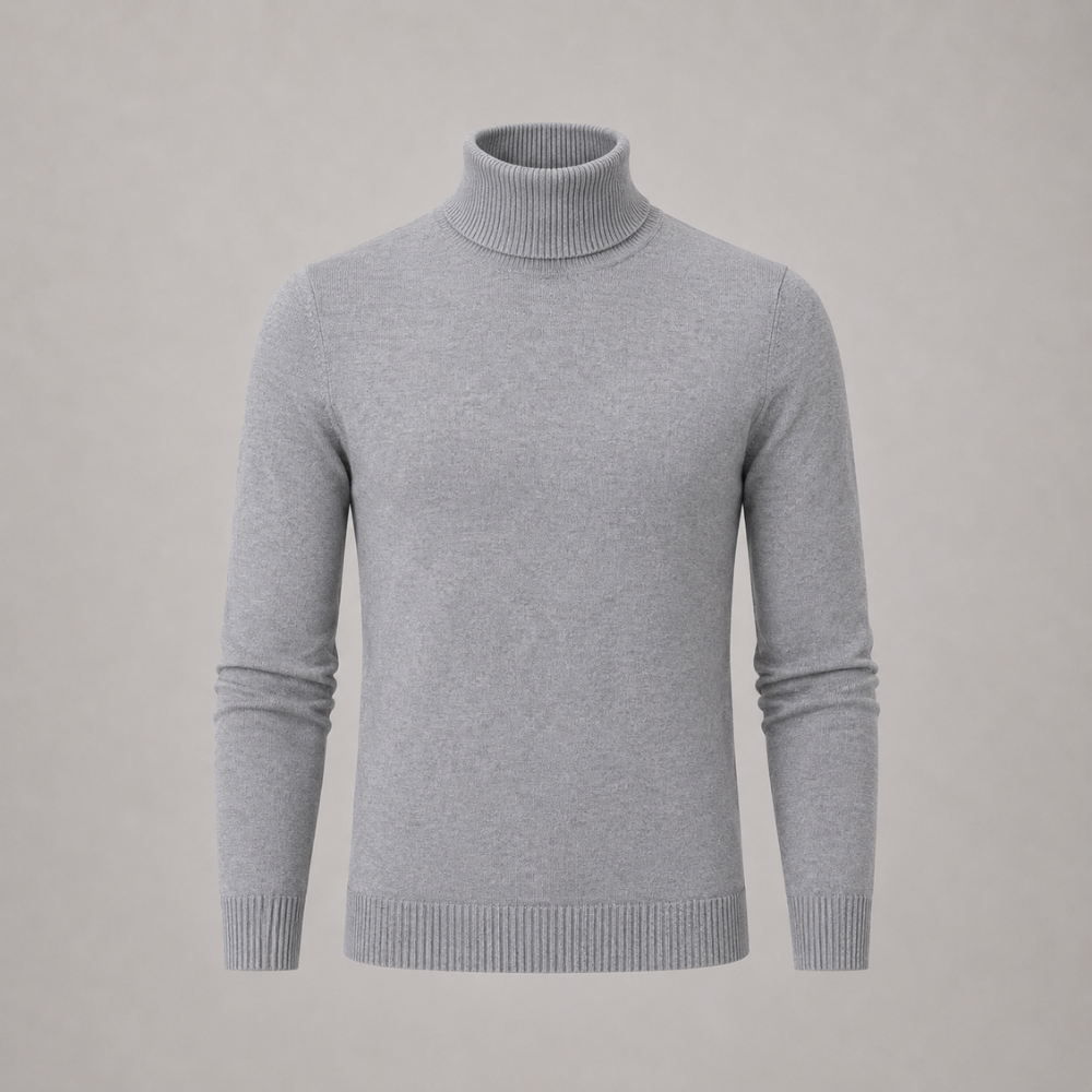 Lucas | Slim-Fit Turtleneck Knit Sweater