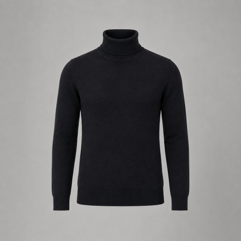 Lucas | Slim-Fit Turtleneck Knit Sweater
