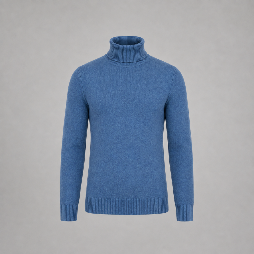 Lucas | Slim-Fit Turtleneck Knit Sweater