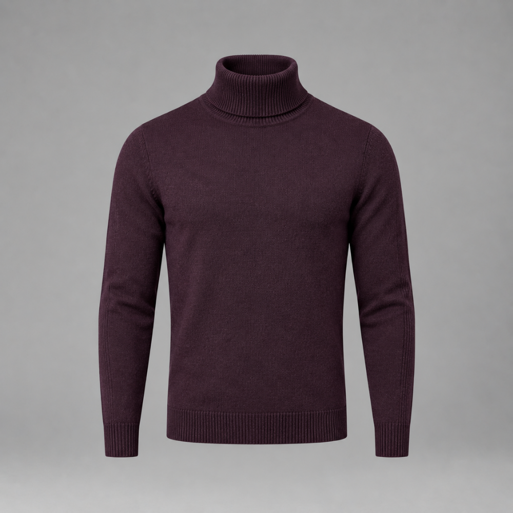 Lucas | Slim-Fit Turtleneck Knit Sweater