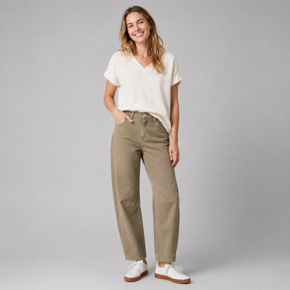 Lucas Wide Leg Denim Jeans