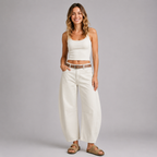 Lucas Wide Leg Denim Jeans