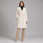 Madison | Double-Breasted Flared Wool-Blend Coat