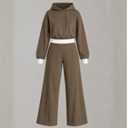 Madison | Cropped Hoodie & Wide-Leg Tracksuit Set