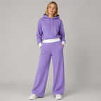 Madison | Cropped Hoodie & Wide-Leg Tracksuit Set
