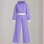 Madison | Cropped Hoodie & Wide-Leg Tracksuit Set