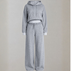 Madison | Cropped Hoodie & Wide-Leg Tracksuit Set