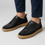 Matteo Leather Court Sneakers