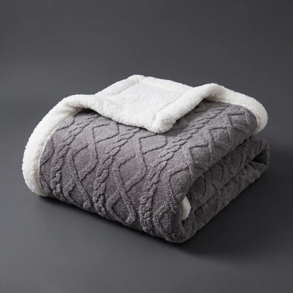 Nora Sherpa Fleece Blanket