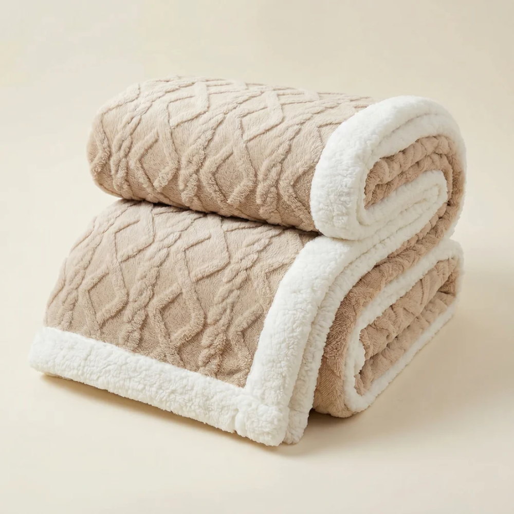 Nora Sherpa Fleece Blanket