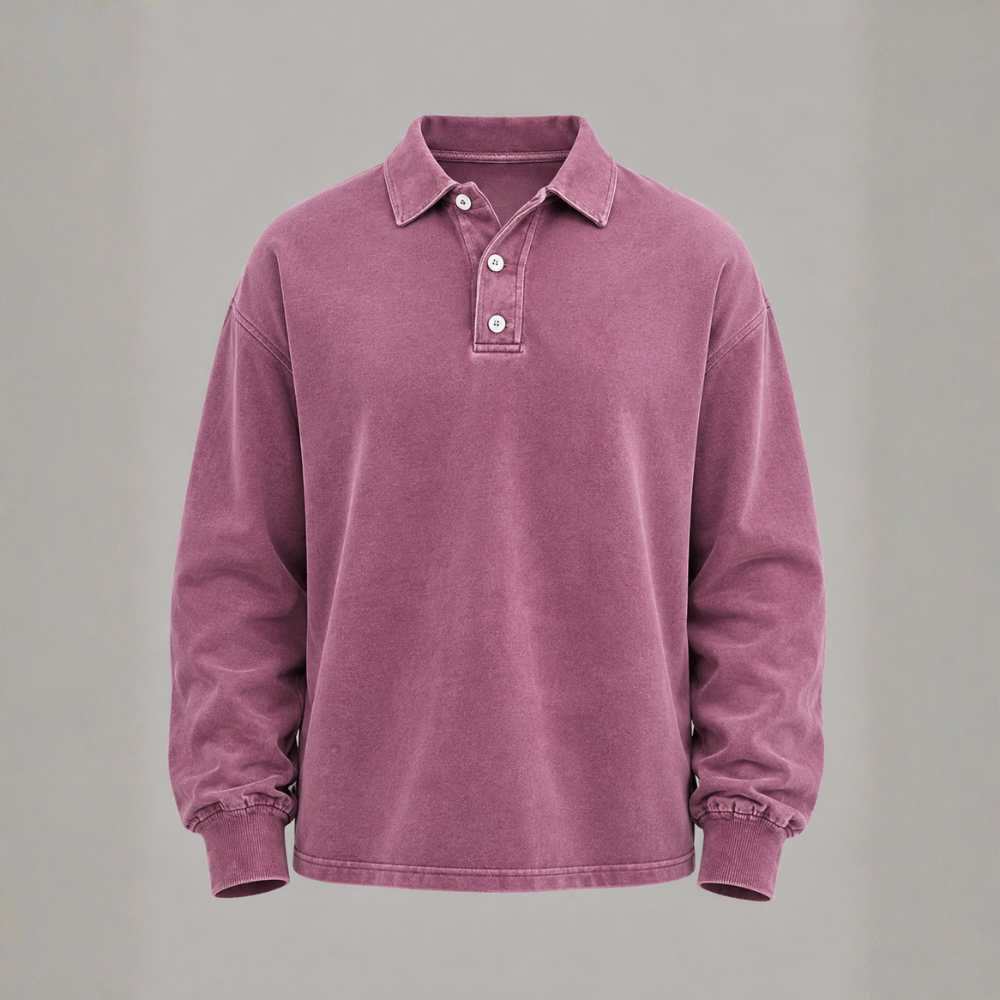 Oliver | Vintage Relaxed-Fit Long Sleeve Polo
