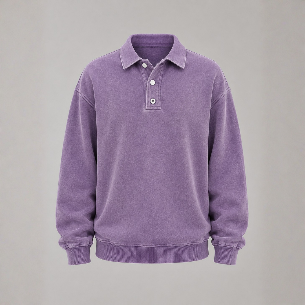 Oliver | Vintage Relaxed-Fit Long Sleeve Polo
