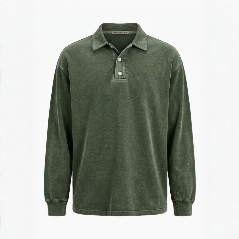Oliver | Vintage Relaxed-Fit Long Sleeve Polo