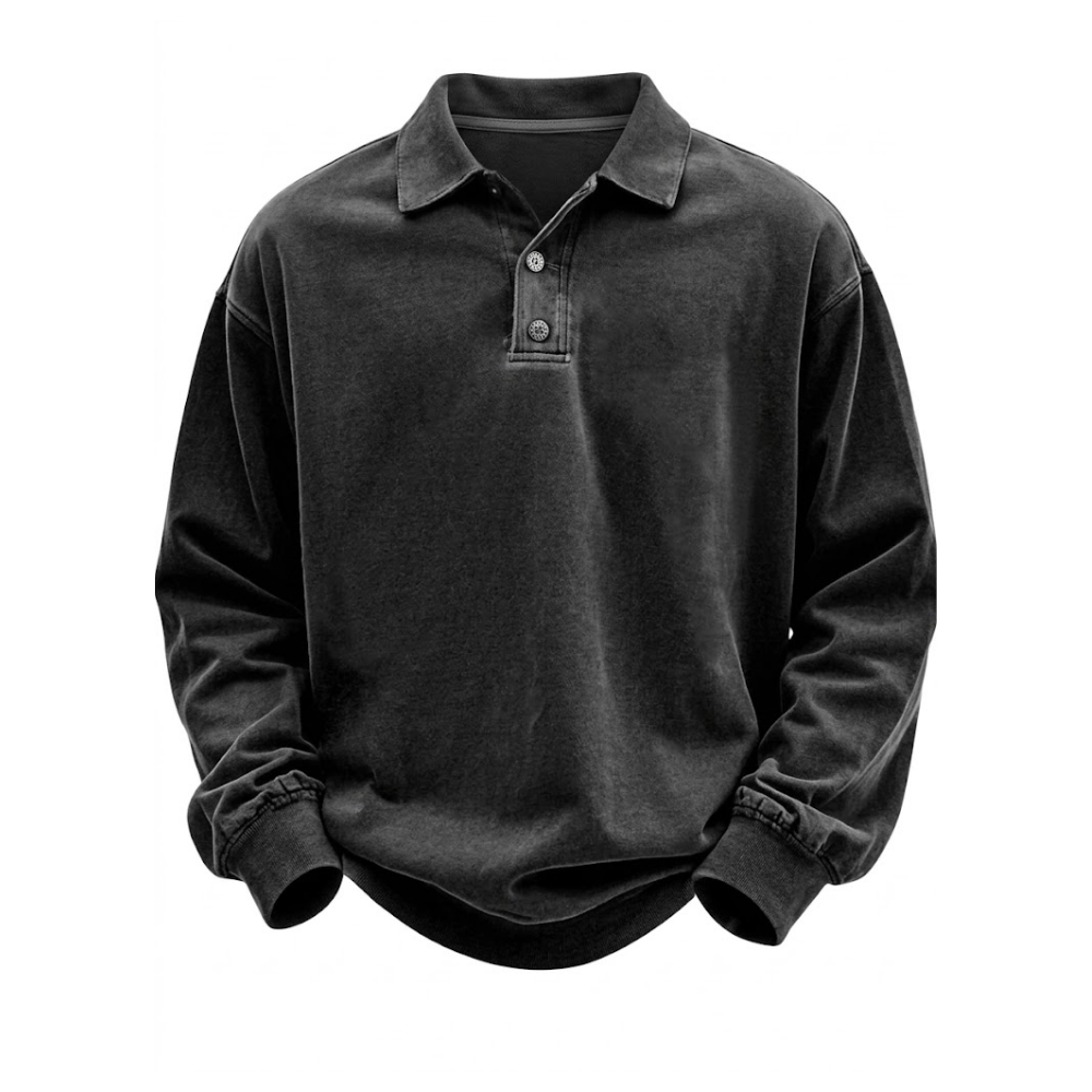 Oliver | Vintage Relaxed-Fit Long Sleeve Polo