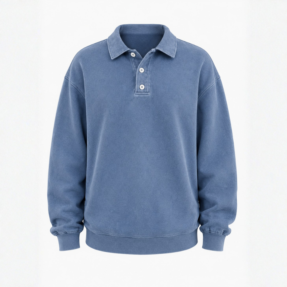 Oliver | Vintage Relaxed-Fit Long Sleeve Polo