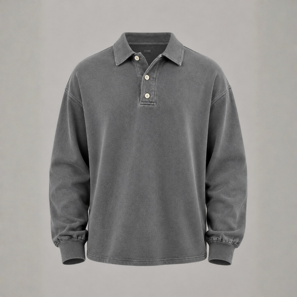 Oliver | Vintage Relaxed-Fit Long Sleeve Polo