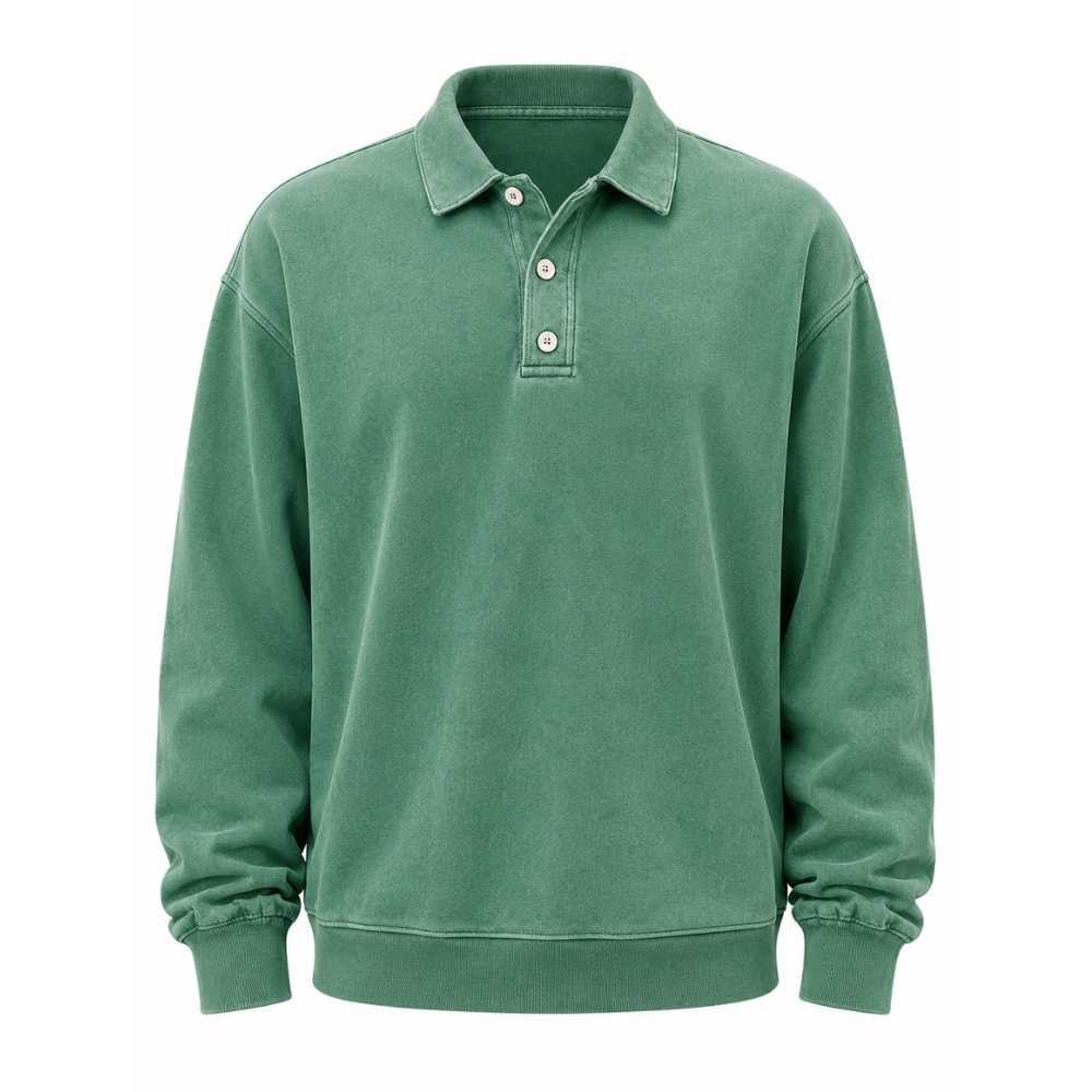 Oliver | Vintage Relaxed-Fit Long Sleeve Polo