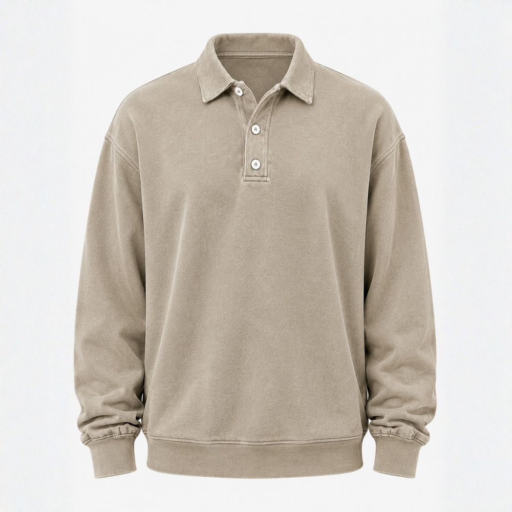 Oliver | Vintage Relaxed-Fit Long Sleeve Polo