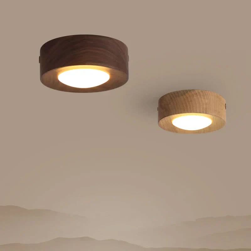 Luca Walnut LED Ceiling Light