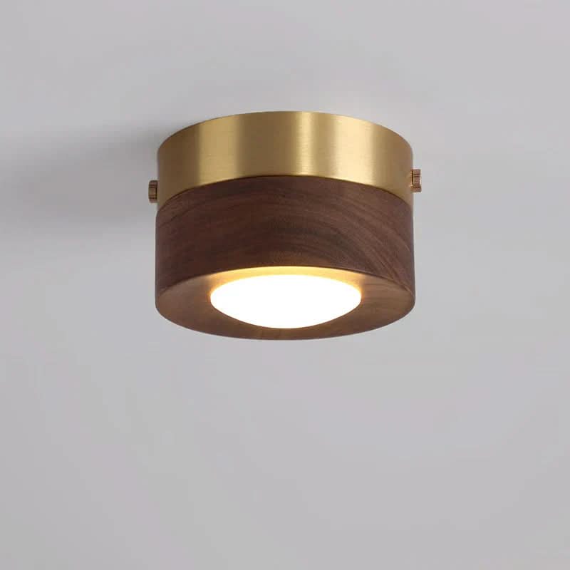Luca Walnut LED Ceiling Light