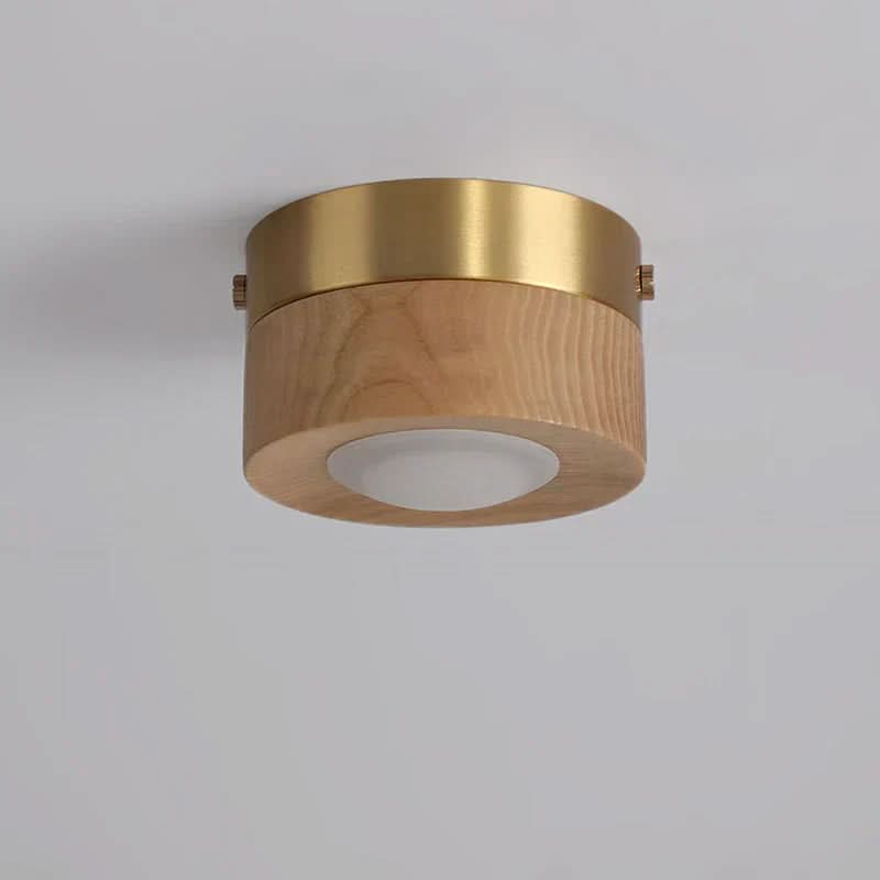 Luca Walnut LED Ceiling Light