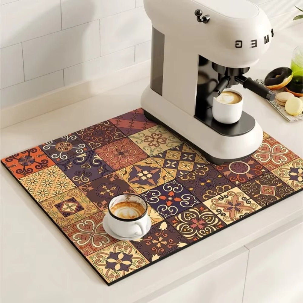 Clara Retro Tile Coffee Mat